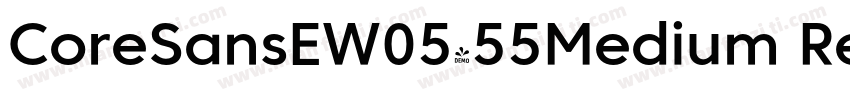 CoreSansEW05-55Medium Regular字体转换